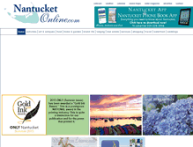 Tablet Screenshot of nantucketonline.com